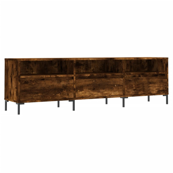 Szafka pod TV przydymiony dąb 150x30x44.5 cm 865133