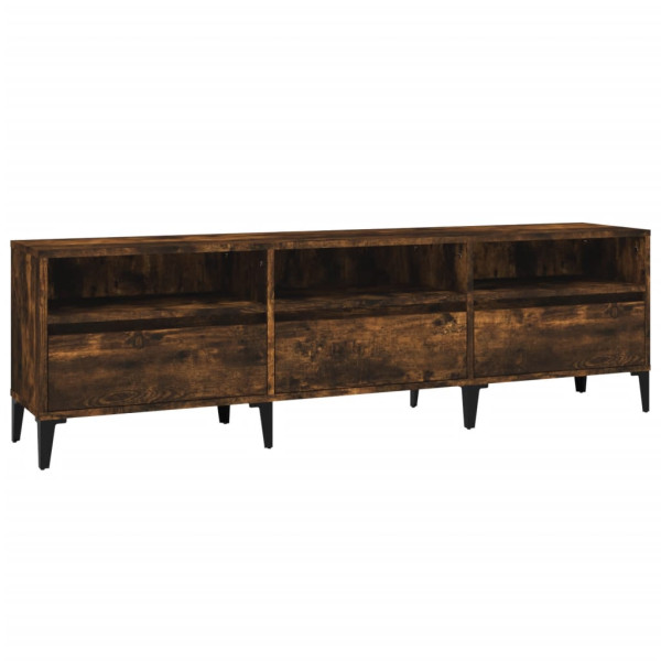 Szafka pod TV przydymiony dąb 150x30x44.5 cm 866517