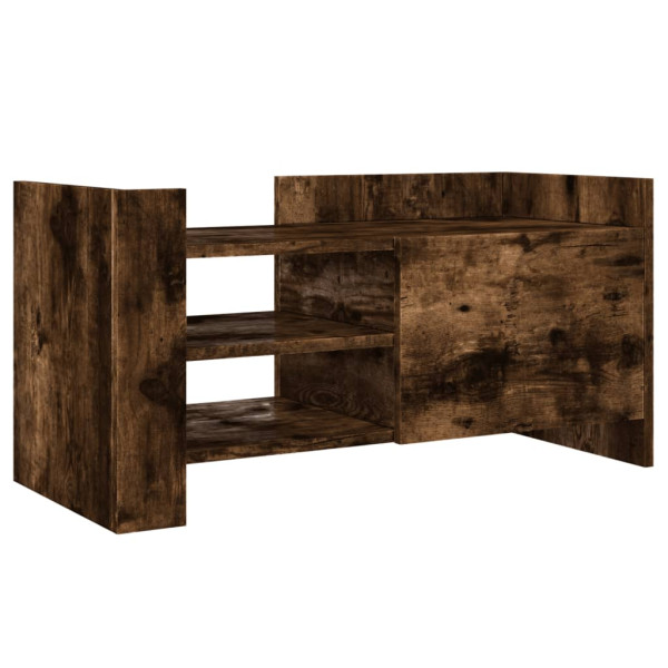 Szafka pod TV przydymiony dąb 80x35x40 cm 866554