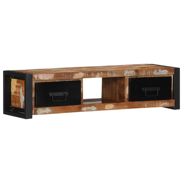 Szafka Pod TV Szafka Pod Telewizor RTV Drewniana Półka 100x30x25 cm 848751