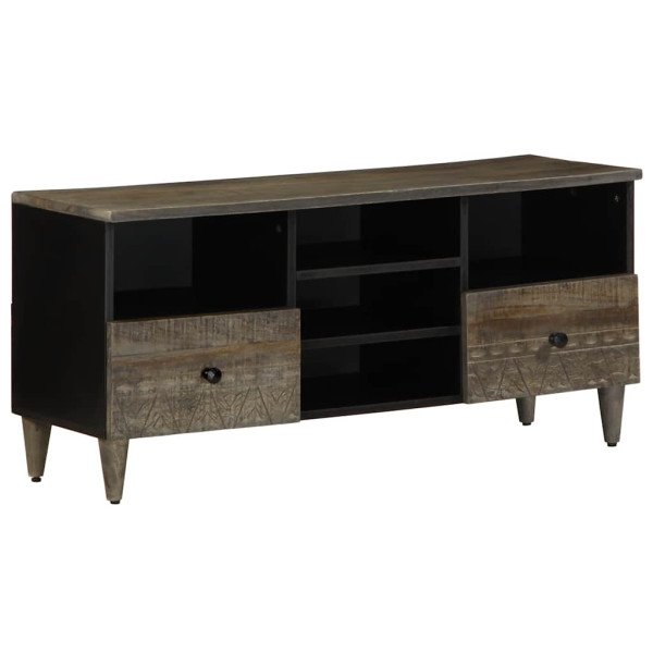 Szafka Pod TV Szafka Pod Telewizor RTV Drewniana Półka 100x33x46 cm 848763