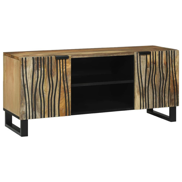 Szafka Pod TV Szafka Pod Telewizor RTV Drewniana Półka 105 x 33 x 46 cm 848774