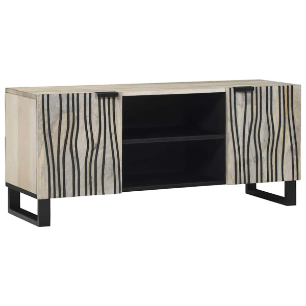 Szafka Pod TV Szafka Pod Telewizor RTV Drewniana Półka 105 x 33 x 46 cm 848786