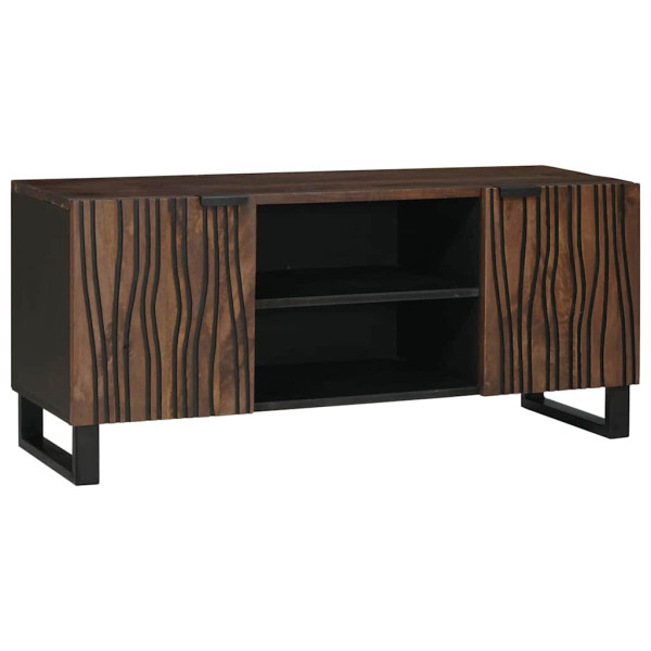 Szafka Pod TV Szafka Pod Telewizor RTV Drewniana Półka 105 x 33 x 46 cm 848729
