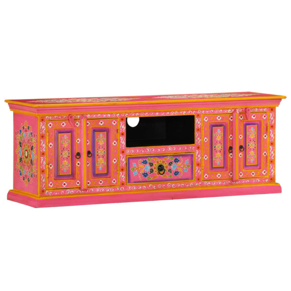 Szafka Pod TV Szafka Pod Telewizor RTV Drewniana Półka 110x30x40 cm 848747