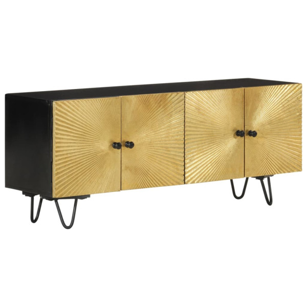 Szafka Pod TV Szafka Pod Telewizor RTV Drewniana Półka 110x30x45 cm 848784
