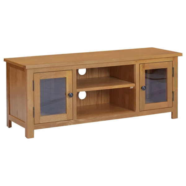 Szafka Pod TV Szafka Pod Telewizor RTV Drewniana Półka 110x35x44 cm 848781