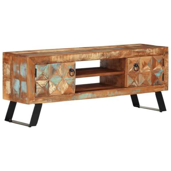 Szafka Pod TV Szafka Pod Telewizor RTV Drewniana Półka 112x30x45 cm 848749