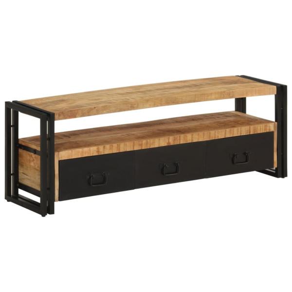 Szafka Pod TV Szafka Pod Telewizor RTV Drewniana Półka 120x30x40 cm 848761