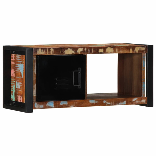 Szafka Pod TV Szafka Pod Telewizor RTV Drewniana Półka 80x30x35 cm 848778