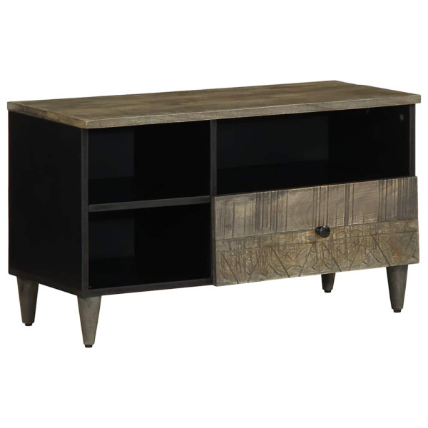 Szafka Pod TV Szafka Pod Telewizor RTV Drewniana Półka 80x33x46 cm 848790