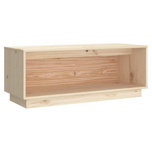 Szafka Pod TV Szafka Pod Telewizor RTV Drewniana Półka 90x35x35 cm 848754