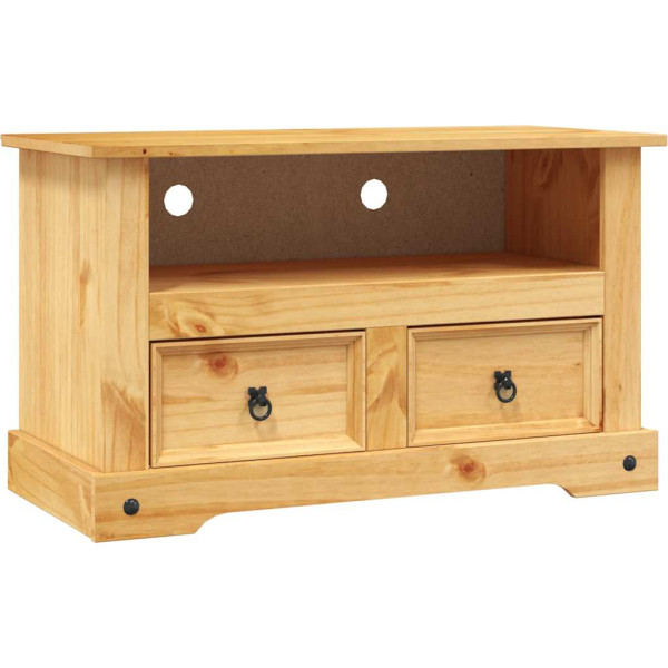 Szafka Pod TV Szafka Pod Telewizor RTV Drewniana Półka 91x43x56 cm 848780
