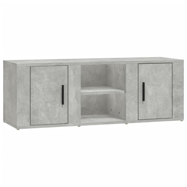 Szafka pod TV szarość betonu 100x31.5x35 cm 868037