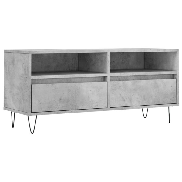 Szafka pod TV szarość betonu 100x34.5x44.5 cm 866839
