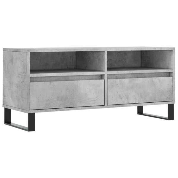 Szafka pod TV szarość betonu 100x34.5x44.5 cm 867069