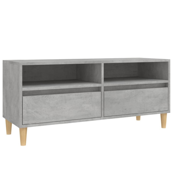 Szafka pod TV szarość betonu 100x34.5x44.5 cm 866555