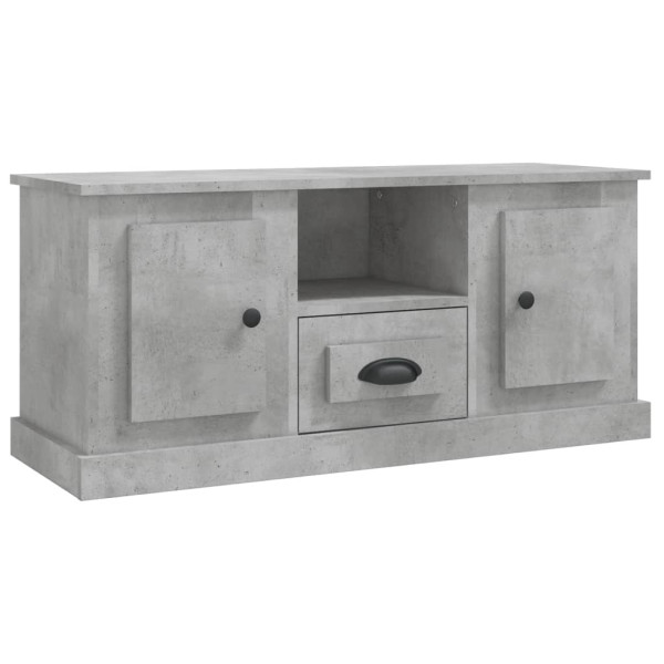 Szafka pod TV szarość betonu 100x35.5x45 cm 868004