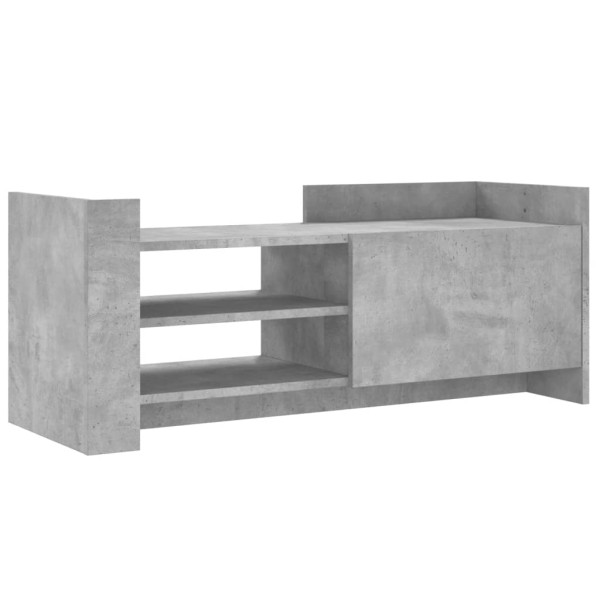 Szafka pod TV szarość betonu 100x35x40 cm 866574
