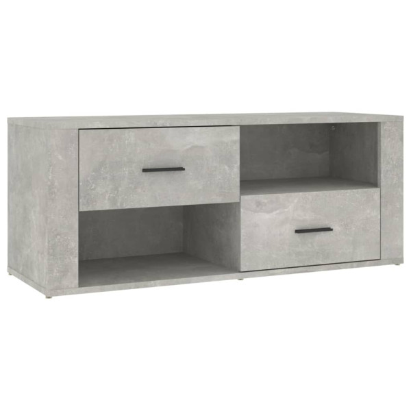 Szafka pod TV szarość betonu 100x35x40 cm 867130