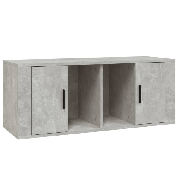 Szafka pod TV szarość betonu 100x35x40 cm 868251