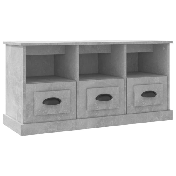 Szafka pod TV szarość betonu 100x35x50 cm 857756