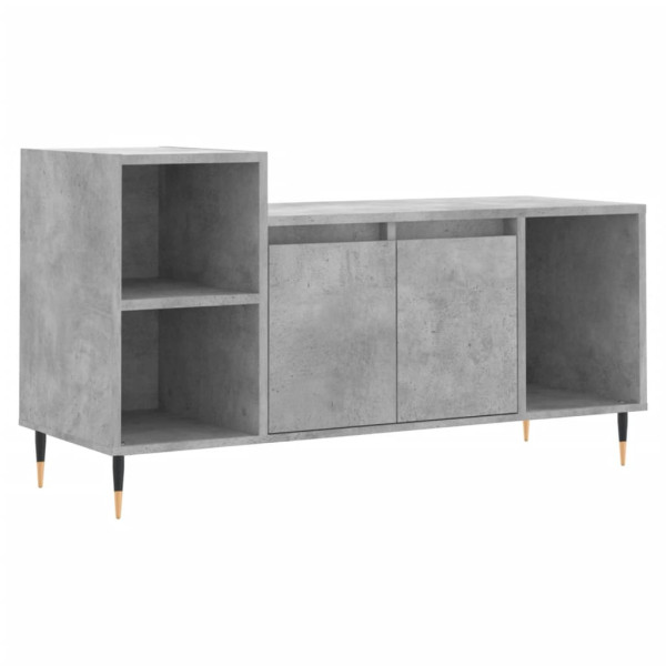 Szafka pod TV szarość betonu 100x35x55 cm 764488