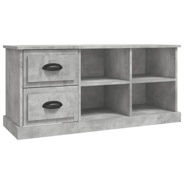 Szafka pod TV szarość betonu 102x35.5x47.5 cm 764435