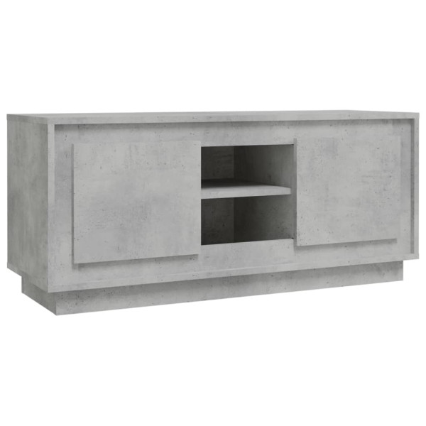 Szafka pod TV szarość betonu 102x35x45 cm 868029