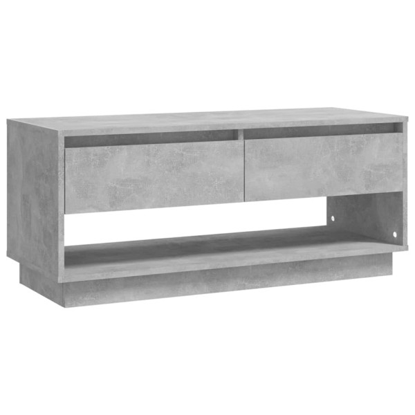 Szafka pod TV szarość betonu 102x41x44 cm 868247
