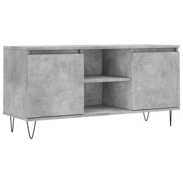 Szafka pod TV szarość betonu 104x35x50 cm 867780