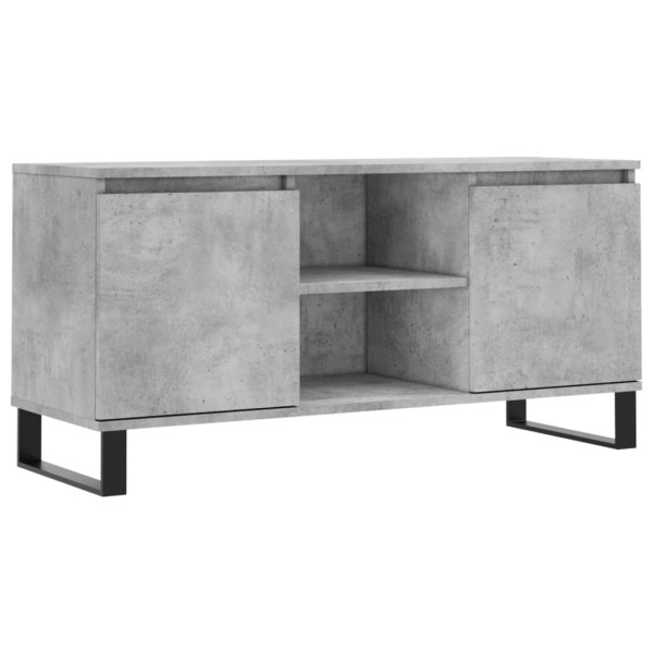 Szafka pod TV szarość betonu 104x35x50 cm 867172