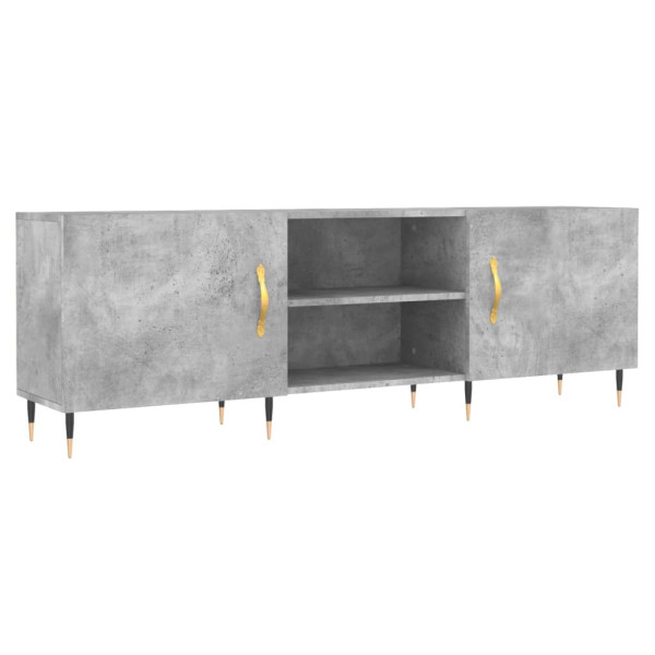 Szafka pod TV szarość betonu 150x30x50 cm 865123