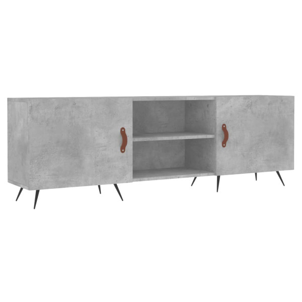 Szafka pod TV szarość betonu 150x30x50 cm 867071