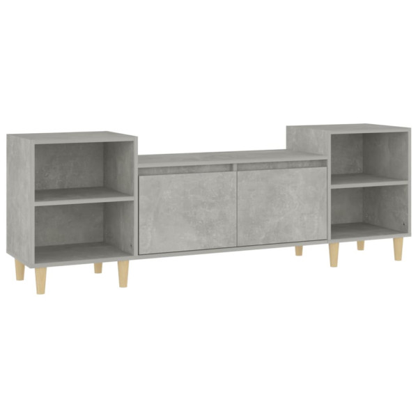 Szafka pod TV szarość betonu 160x35x55 cm 867550