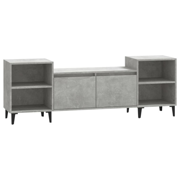 Szafka pod TV szarość betonu 160x35x55 cm 868001