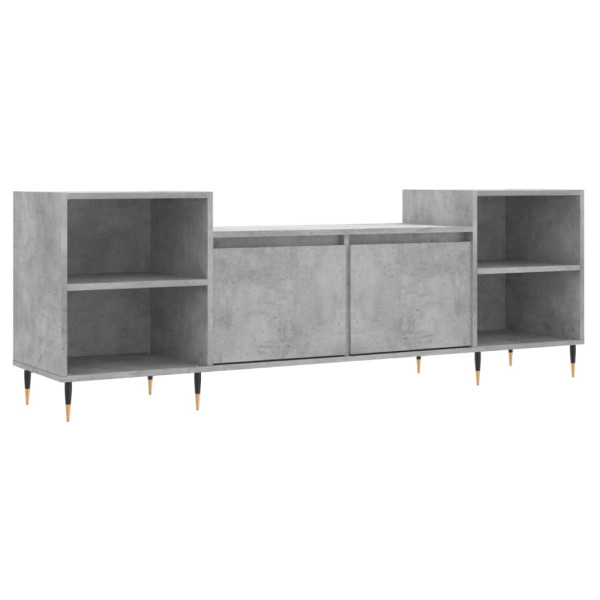 Szafka pod TV szarość betonu 160x35x55 cm 857697