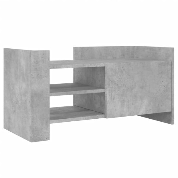 Szafka pod TV szarość betonu 80x35x40 cm 866617