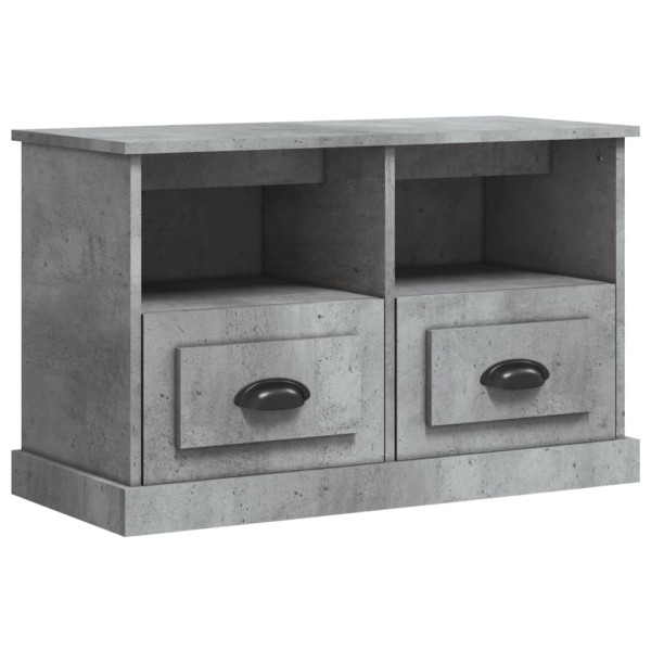 Szafka pod TV szary beton 80x35x50cm materiał drewnopochodny 866843