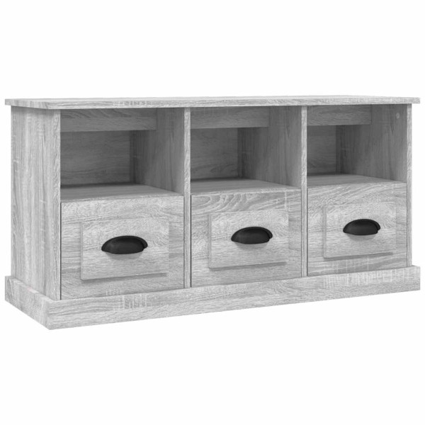 Szafka pod TV szary dąb sonoma 100x35x50 cm 857714