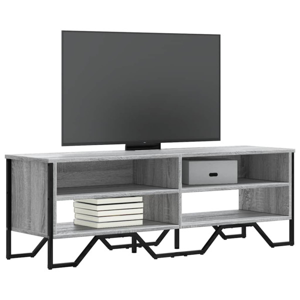 Szafka pod TV szary dąb sonoma 122x34x41 cm 867528