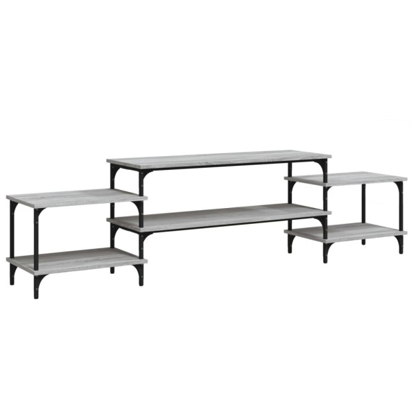 Szafka pod TV szary dąb sonoma 197x35x52 cm 857731