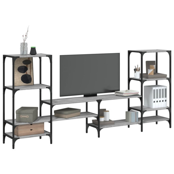 Szafka pod TV szary dąb sonoma 206.5x28.5x95 cm 867564
