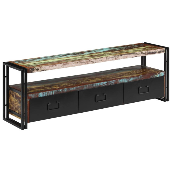 Szafka pod TV z drewna odzyskanego, 120 x 30 x 40 cm 374932