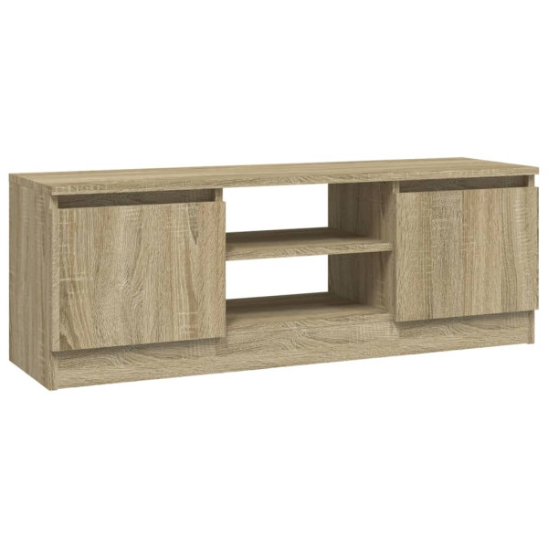 Szafka pod TV z drzwiczkami dąb sonoma 102x30x36 cm 866598
