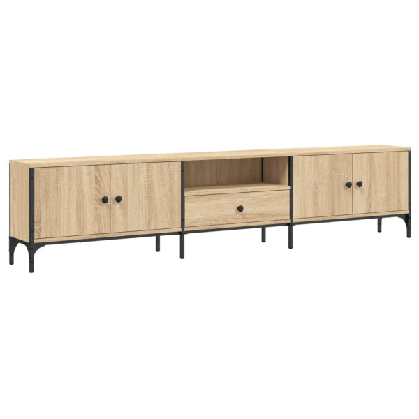 Szafka pod TV z szufladą dąb sonoma 200x25x44 cm 857671