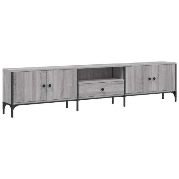 Szafka pod TV z szufladą szary dąb sonoma 200x25x44 cm 857647