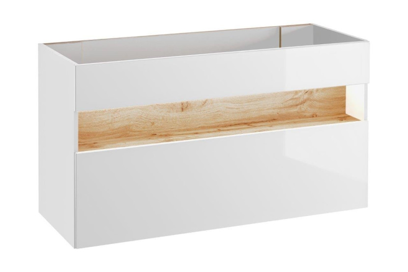 Szafka pod umywalkę 120 cm Bahama White 121583