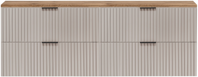 Szafka Pod Umywalkę 160 cm KASZMIR Wotan BLAT RYFLE FLOW 349740