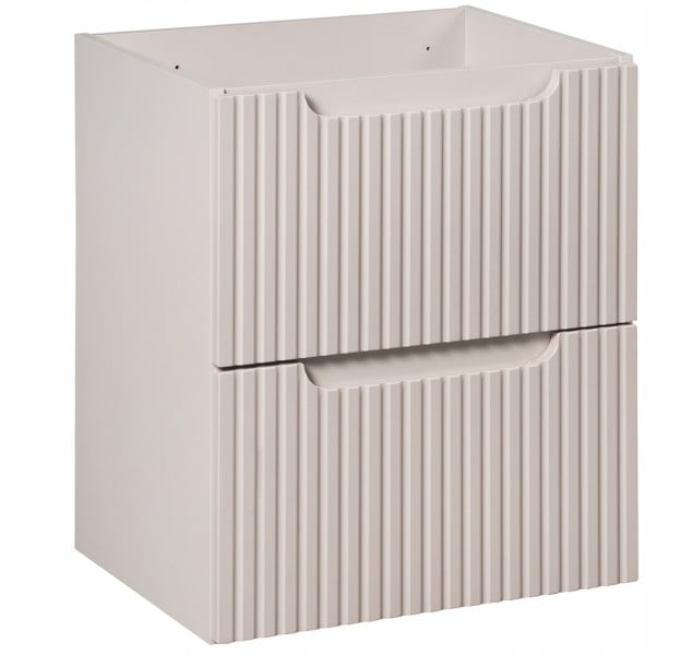 Szafka Pod Umywalkę 50 cm Wisząca RYFLE 2S MDF NOVA KASZMIR 266769